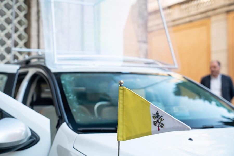 Детали экстерьера Dacia Duster Popemobile 2019 года  (фото 3 из 7)